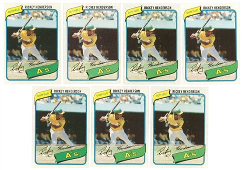 1980 Topps Baseball Collection Including Multiple Complete Sets (Over 5000 Cards Provided)